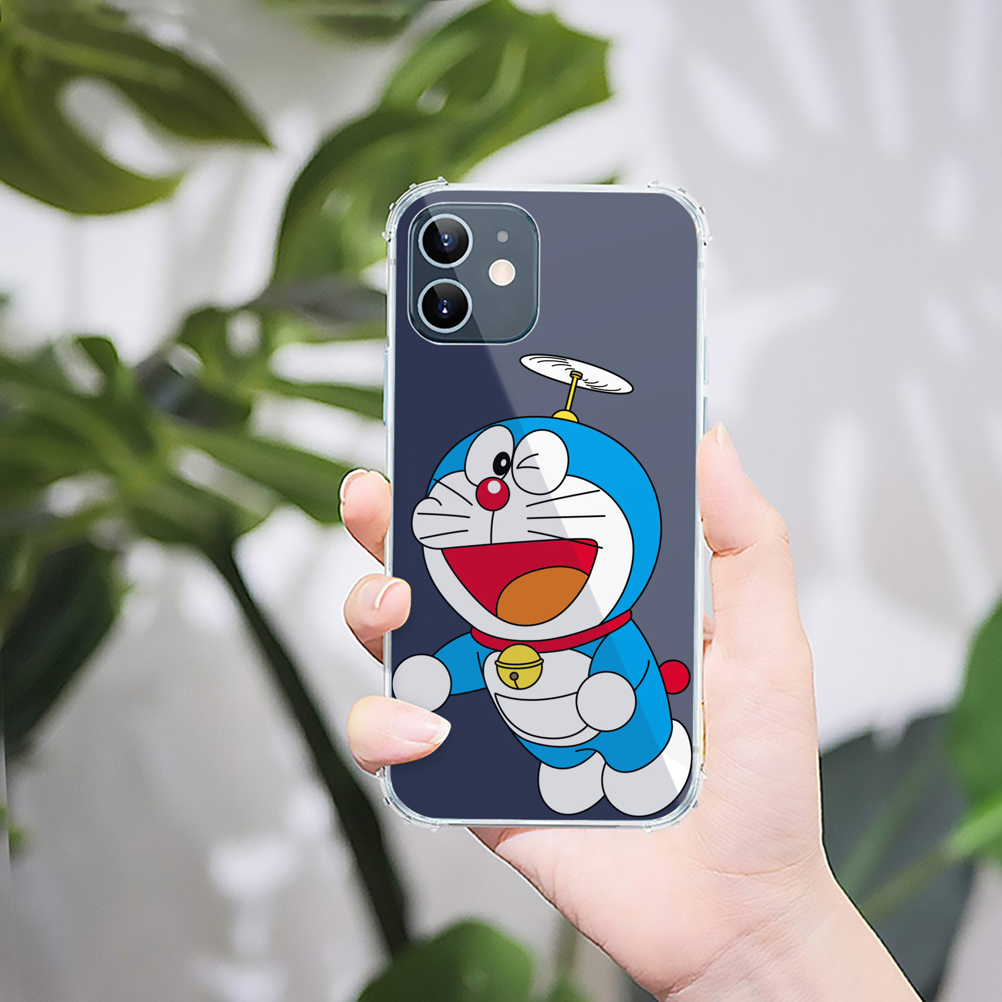 （画像用） ドラえもん Doraemon 【iPhone 12シリーズ対応】透明スマホケース（クリアソフトケース）